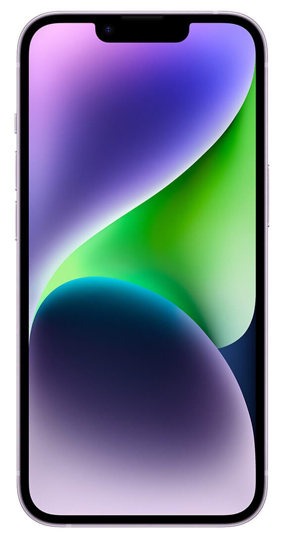 Front of Apple iPhone 14 (Cricket CPO)