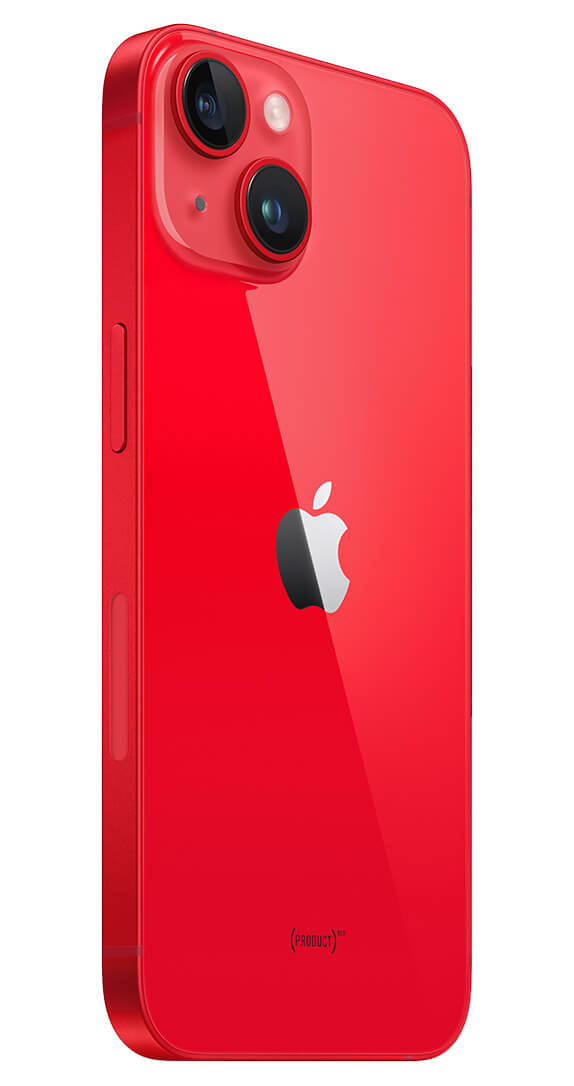 Side of Apple iPhone 14 (Cricket CPO)