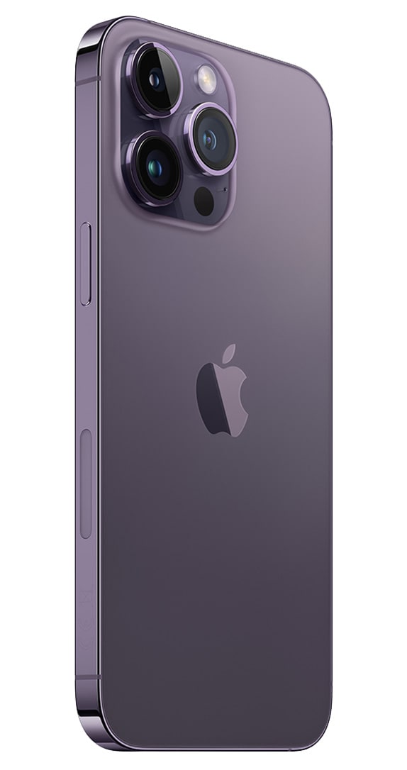 Side of Apple iPhone 14 Pro (Cricket CPO)